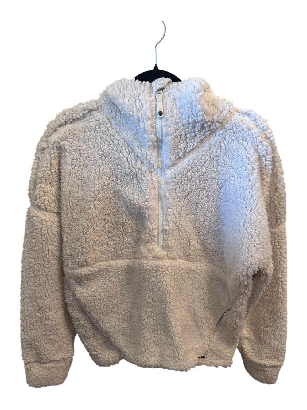 Prana Polar Escape Half Zip Sherpa Pullover w/ hoodie- EPLC